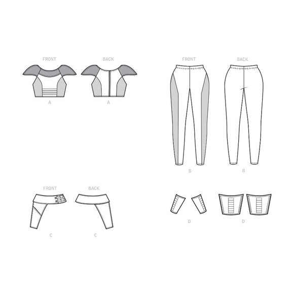 Simplicity Sewing Pattern S9248 R11000 Costume Space Mercenary 16-24 - Picture 3 of 5